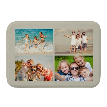 Picture-Perfect Photo Tile Bath Mat 17x24 - Tan