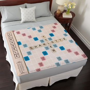 SCRABBLE® Couple Plush Blanket