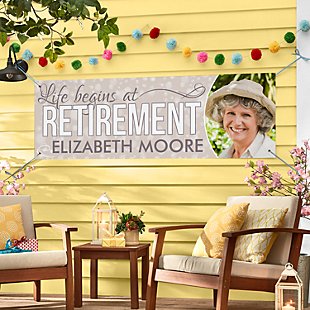 Life Begins At Retirement Photo Banner