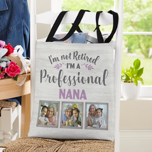 Professional Grandparent Photo Tote