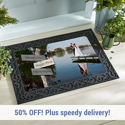 All Roads Lead to Us Photo Doormat