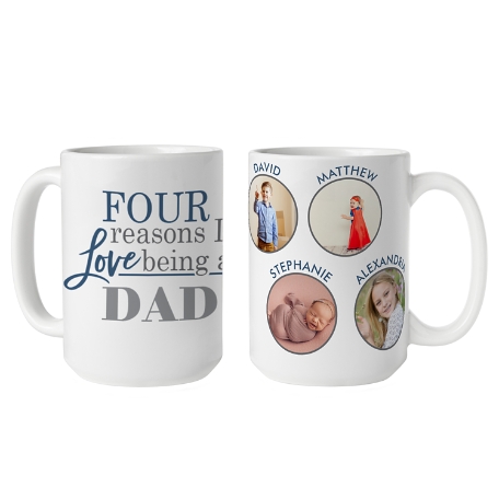 Four Reasons Why™ Photo Mug - 15oz