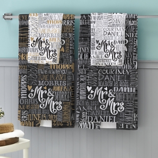 Mr. & Mrs. Personalized Stone Coaster Set, Wedding Gifts, Gifts for  Newlyweds, Custom Wedding Gift, Housewarming Gifts 