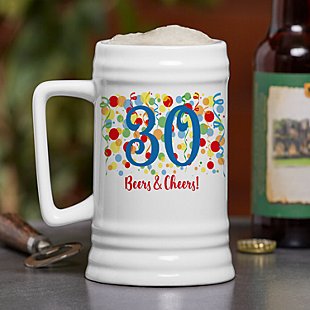 Colorful Birthday Beer Stein