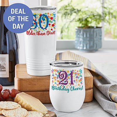 Colorful Birthday Insulated Tumbler