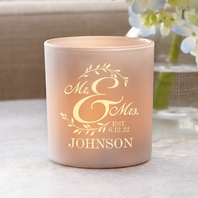 United in Love Personalized LED Votive