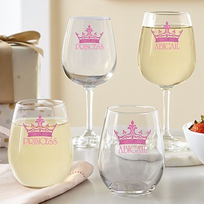 Sparkle Crown Wine Glasses