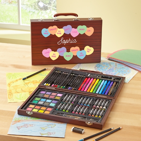 Colorful Hearts Art Set