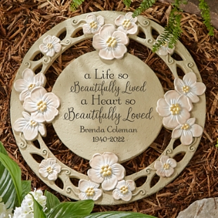 A Beautiful Life Sympathy Garden Stone