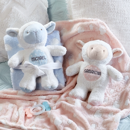 Bundled Blessings Lamb Blanket Keepsake Set