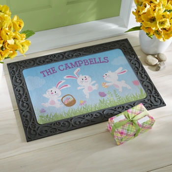 Dancing Bunnies Doormat