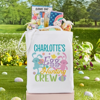 Egg Hunting Crew Tote Bag