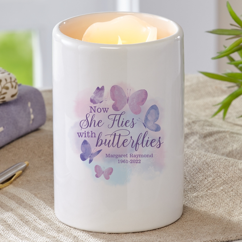 Butterfly Wings Memorial LED Votive Candle Legacy Lane
