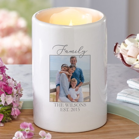 Happy Family Photo  LED Votive