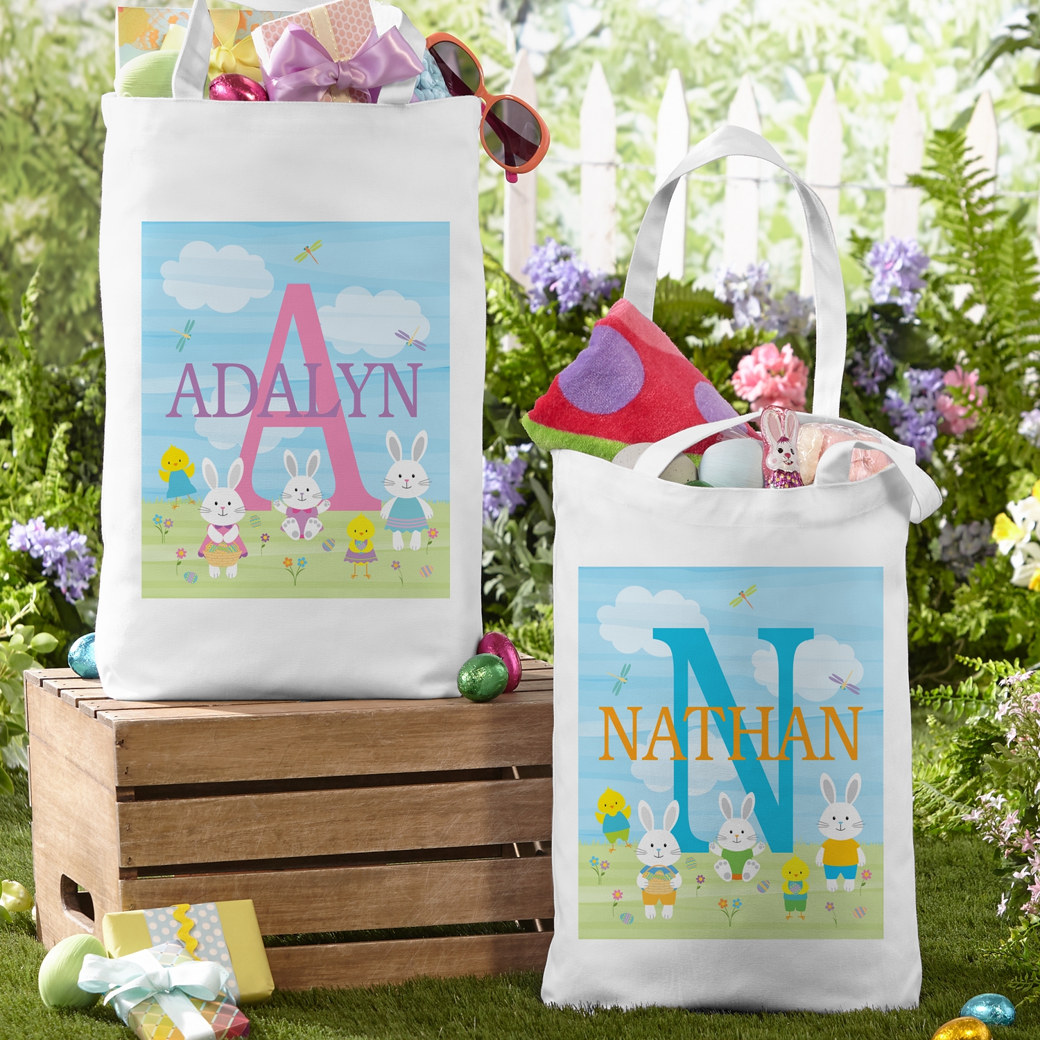 My Own Bunny Name Tote Bag