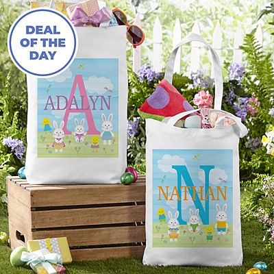 My Own Bunny Name Tote Bag