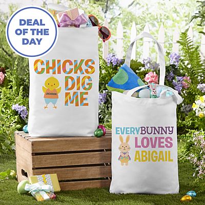 Silly Sayings Easter Tote Bag