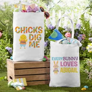 Silly Sayings Easter Tote Bag