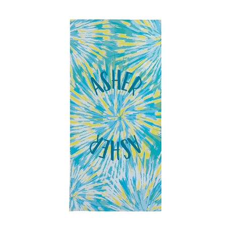 Sunshine Swirls Beach Towel-Standard - Teal