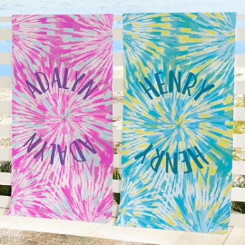 Sunshine Swirls Beach Towel