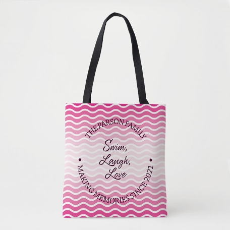 Best Memories Tote Bag - Pink