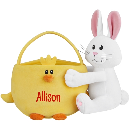 Hop Along Easter Basket - Bunny & Chick