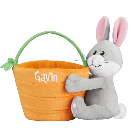 Hop Along Easter Basket - Bunny & Carrot