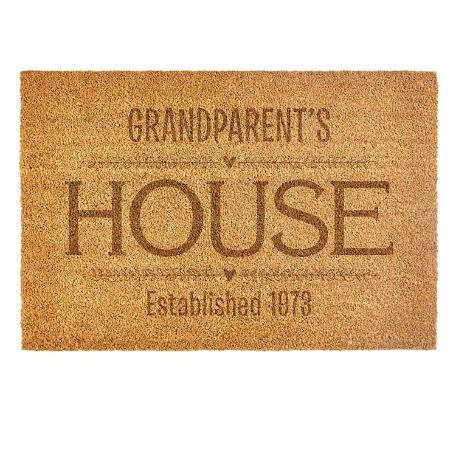 Grandparents House Coir Doormat - 24x36