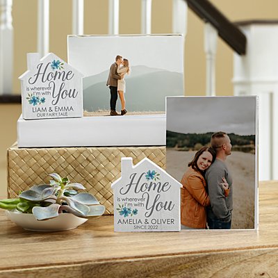 Home is With You House Picture Frame