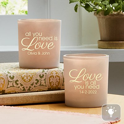 Love Is All You Need Led Votive