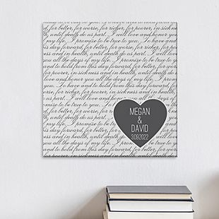 Our Forever Vows Canvas
