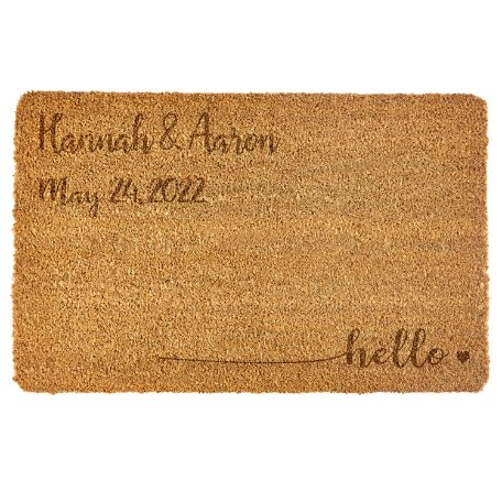 Our Happy Place Coir Doormat - 17x27