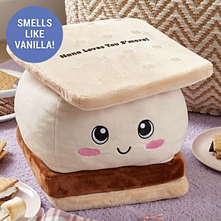 Vanilla Scented Smore Plush Pillow