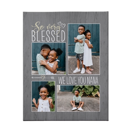So Very Blessed Photo Canvas - Gray - 18X24 - Unframed