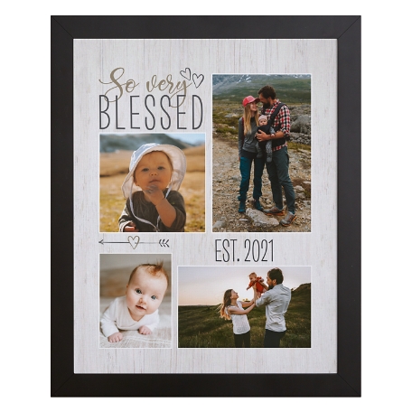 So Very Blessed Photo Canvas - White - 16X20 - Framed