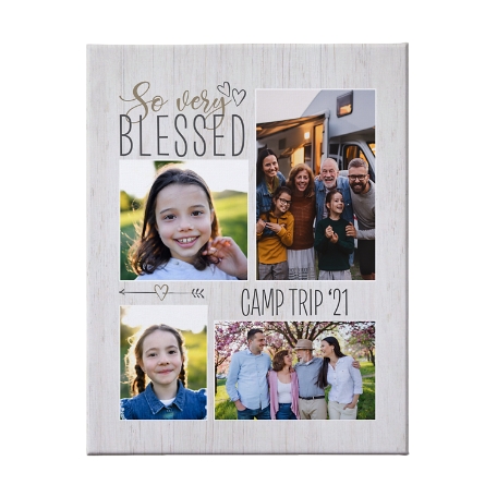 So Very Blessed Photo Canvas - White - 11X14 - Unframed