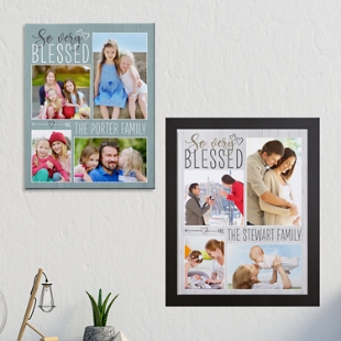 So Very Blessed Photo Canvas