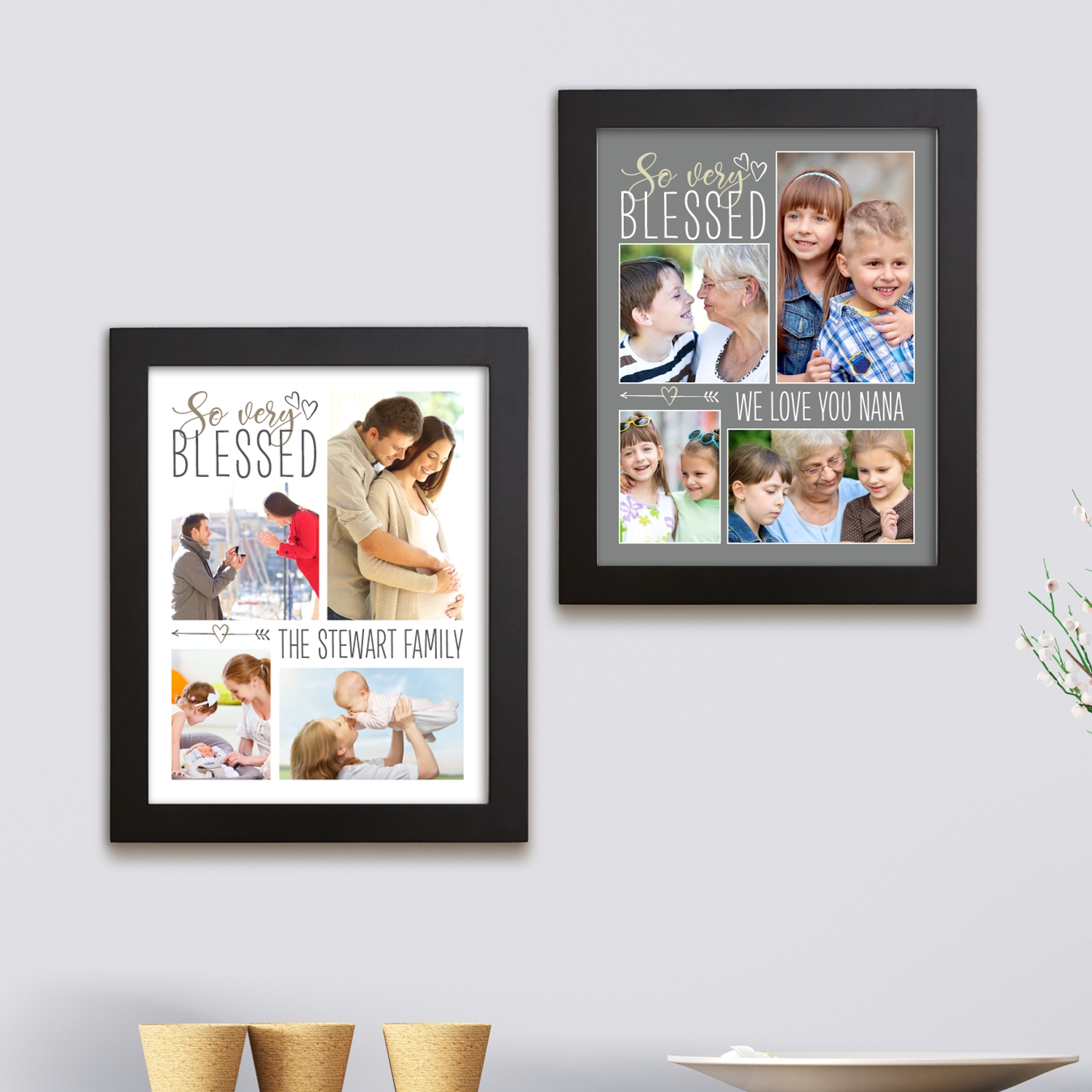 So Very Blessed Photo Framed Print