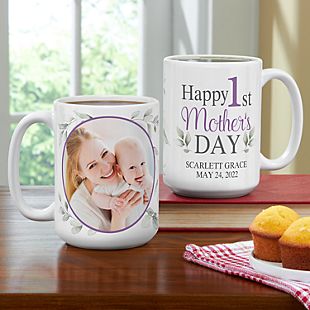 Happy 1st Mother's Day Photo Mug