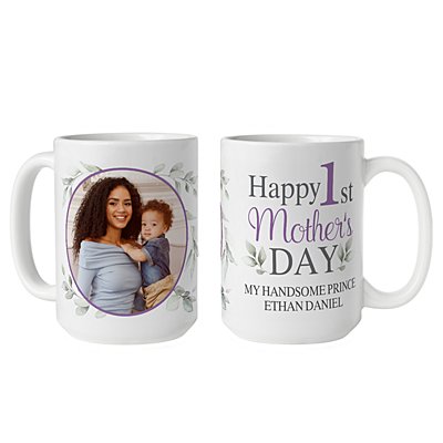 Happy 1st Mother's Day Photo Mug - 15oz