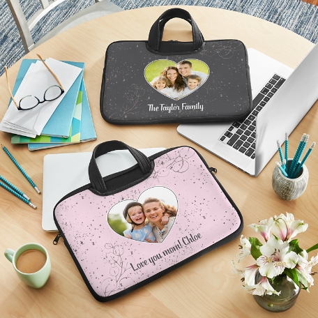 Heart Photo Laptop Carrying Bag