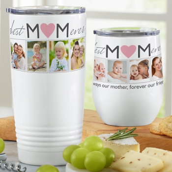 Top Mom Ever Custom Photo Insulated Tumbler