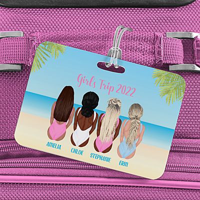 Summer Girls Luggage Tag