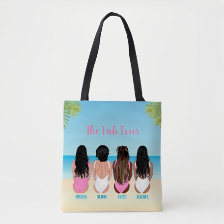 Summer Girls Tote Bag - 4 Girls