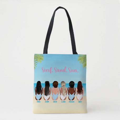 Summer Girls Tote Bag - 6 Girls