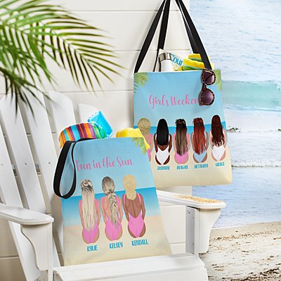 Summer Girls Tote Bag