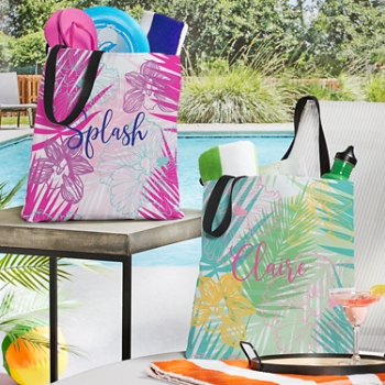 Tropical Palm Tote Bag