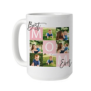 Best Mom Ever Photo Tile Mug - 15oz