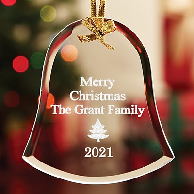 Personalized Etched Acrylic Ornaments
