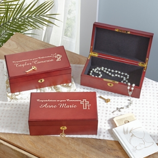 Wedding Treasure Chest With Personal Engraving Various Designs 